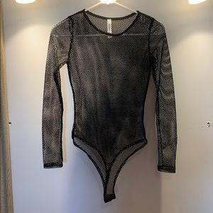 NWOT fishnet body suit